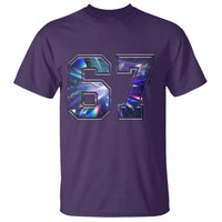 Prism Rainbow Effect Printed T Shirt Six Seven 67 Meme