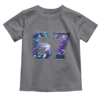 Prism Rainbow Effect Printed Toddler T Shirt Six Seven 67 Meme