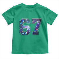 Prism Rainbow Effect Printed Toddler T Shirt Six Seven 67 Meme