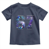 Prism Rainbow Effect Printed Toddler T Shirt Six Seven 67 Meme