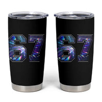 Prism Rainbow Effect Printed Tumbler Cup Six Seven 67 Meme