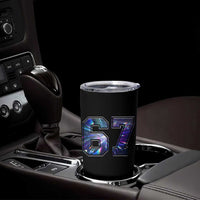 Prism Rainbow Effect Printed Tumbler Cup Six Seven 67 Meme
