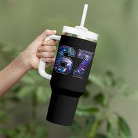 Prism Rainbow Effect Printed Tumbler With Handle Six Seven 67 Meme