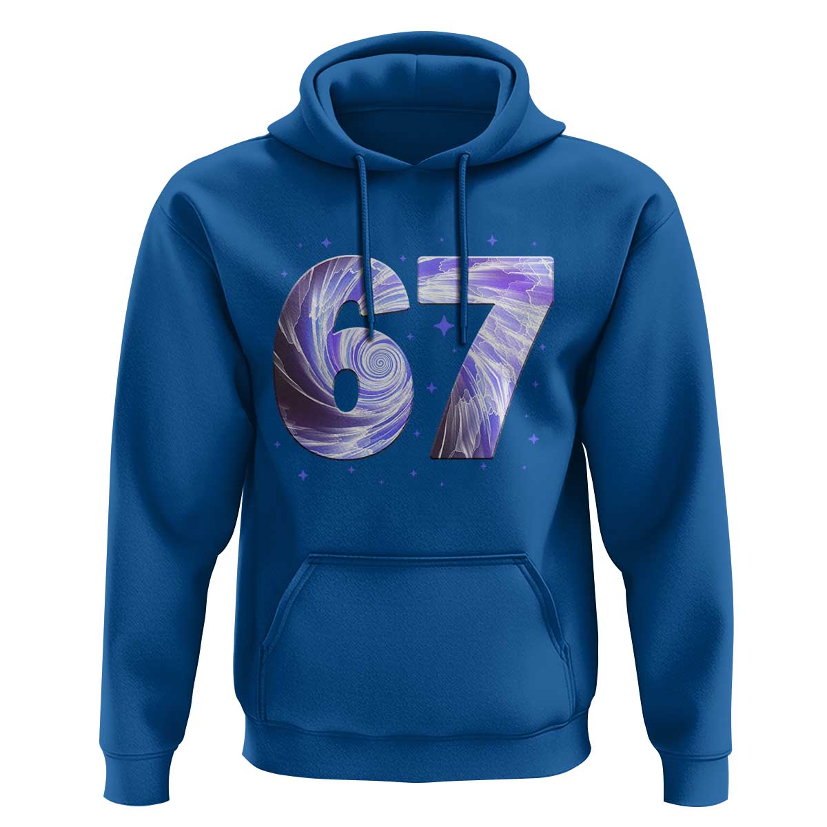 Swirl Effect Printed Six Seven Meme Hoodie Gen Z Alpha Gift