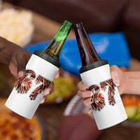 Fire Swirl Effect Printed 4 in 1 Can Cooler Tumbler Six Seven Meme