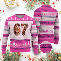 Fire Swirl Effect Printed Ugly Christmas Sweater Six Seven Meme