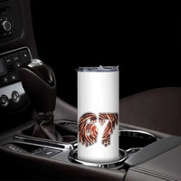 Fire Swirl Effect Printed Skinny Tumbler Six Seven Meme