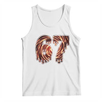 Fire Swirl Effect Printed Tank Top Six Seven Meme