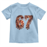 Fire Swirl Effect Printed Toddler T Shirt Six Seven Meme