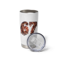 Fire Swirl Effect Printed Tumbler Cup Six Seven Meme