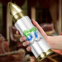 Green Fire Flame Six Seven Bullet Tumbler Trendy Meme Gift