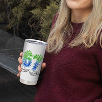 Green Fire Flame Six Seven Tumbler Cup Trendy Meme Gift