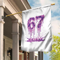 Drip Fire Flame Six Seven Garden Flag Trendy Meme Gift