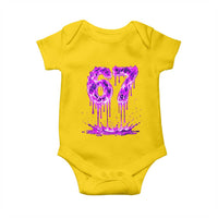 Drip Fire Flame Six Seven Baby Onesie Trendy Meme Gift