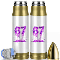 Drip Fire Flame Six Seven Bullet Tumbler Trendy Meme Gift