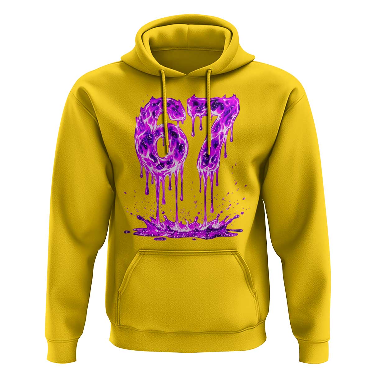 Drip Fire Flame Six Seven Hoodie Trendy Meme Gift