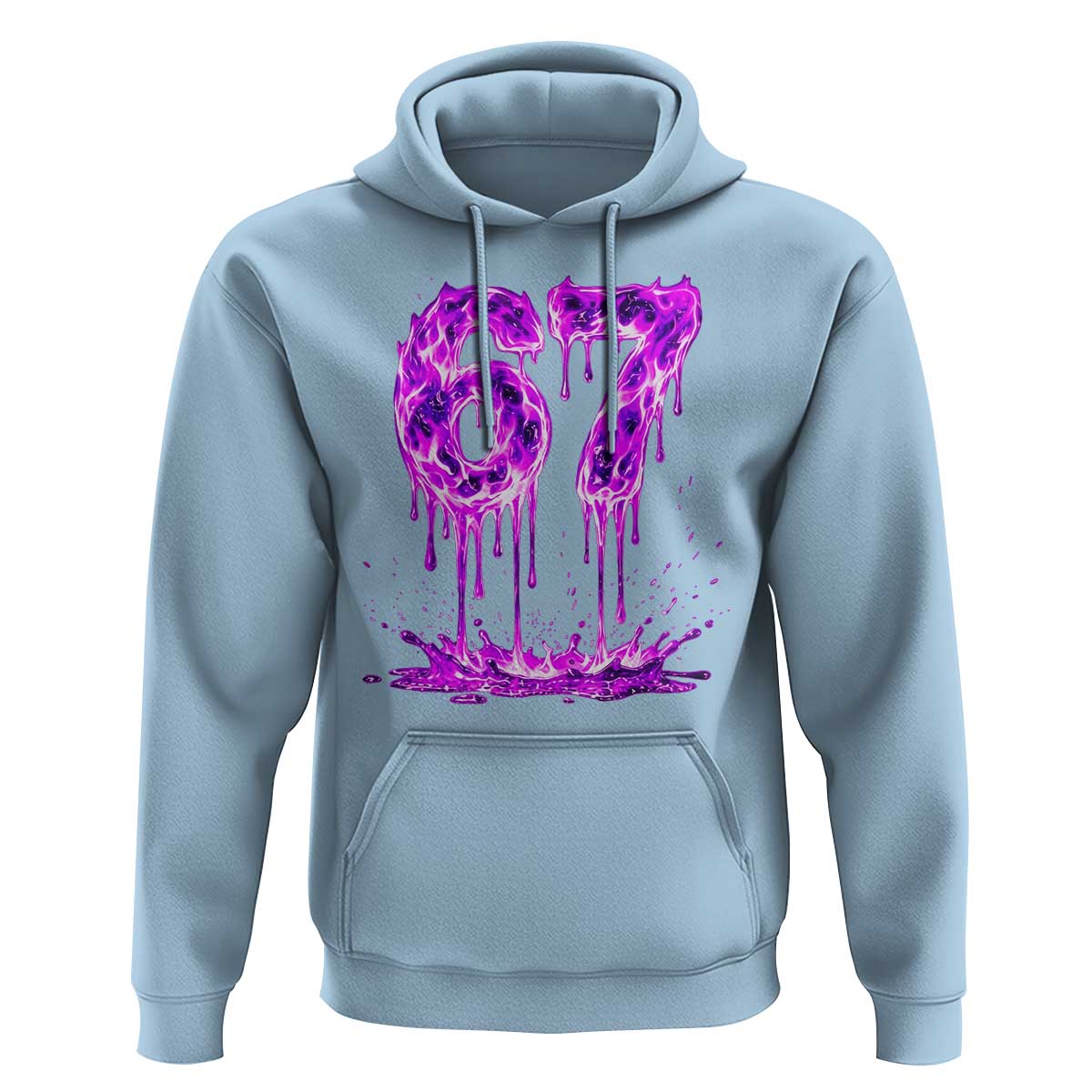 Drip Fire Flame Six Seven Hoodie Trendy Meme Gift
