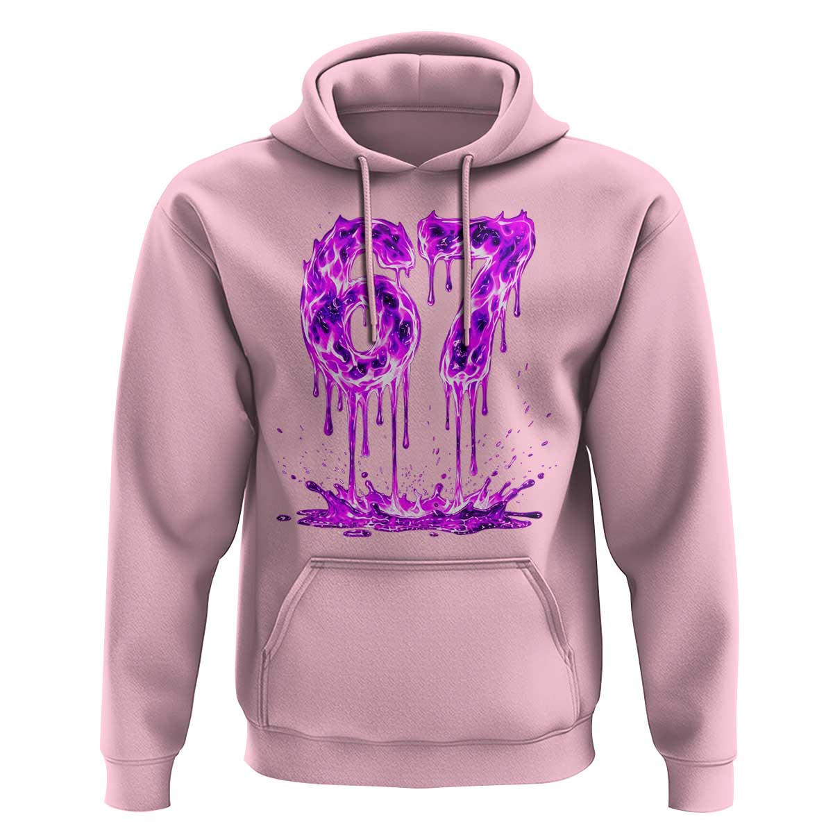 Drip Fire Flame Six Seven Hoodie Trendy Meme Gift