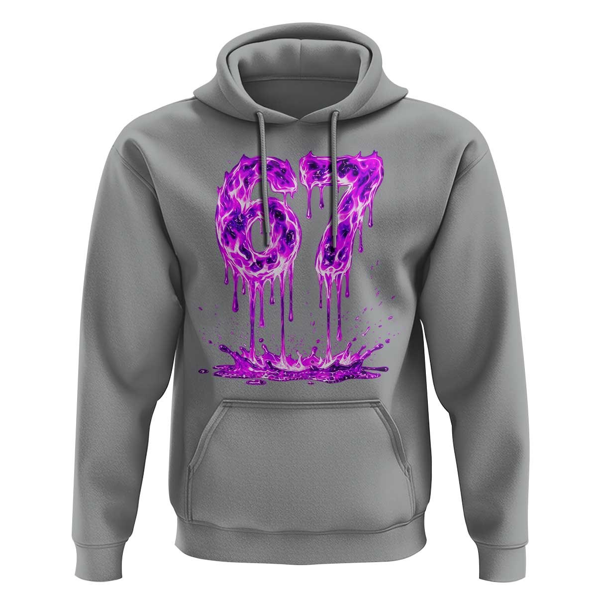 Drip Fire Flame Six Seven Hoodie Trendy Meme Gift
