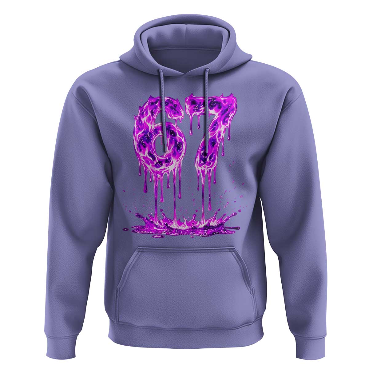 Drip Fire Flame Six Seven Hoodie Trendy Meme Gift