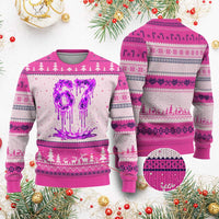 Drip Fire Flame Six Seven Ugly Christmas Sweater Trendy Meme Gift