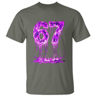 Drip Fire Flame Six Seven T Shirt Trendy Meme Gift
