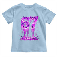 Drip Fire Flame Six Seven Toddler T Shirt Trendy Meme Gift