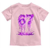 Drip Fire Flame Six Seven Toddler T Shirt Trendy Meme Gift