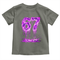 Drip Fire Flame Six Seven Toddler T Shirt Trendy Meme Gift