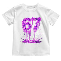 Drip Fire Flame Six Seven Toddler T Shirt Trendy Meme Gift