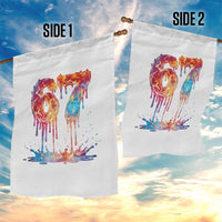 Burning Six Seven Garden Flag Drip Fire Flame Meme