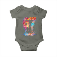 Burning Six Seven Baby Onesie Drip Fire Flame Meme