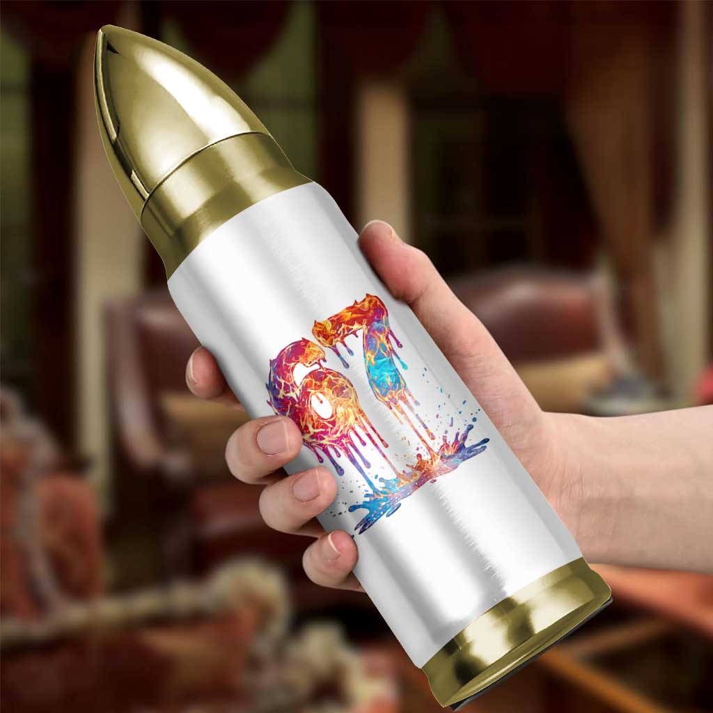 Burning Six Seven Bullet Tumbler Drip Fire Flame Meme