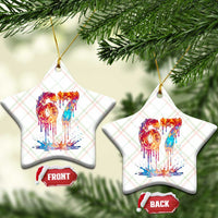 Burning Six Seven Ceramic Ornament Drip Fire Flame Meme