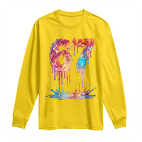 Burning Six Seven Long Sleeve Shirt Drip Fire Flame Meme