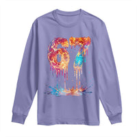 Burning Six Seven Long Sleeve Shirt Drip Fire Flame Meme