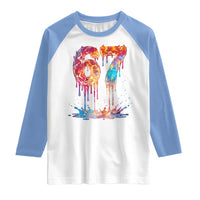Burning Six Seven Raglan Shirt Drip Fire Flame Meme