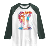 Burning Six Seven Raglan Shirt Drip Fire Flame Meme