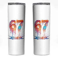 Burning Six Seven Skinny Tumbler Drip Fire Flame Meme