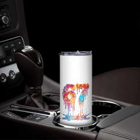 Burning Six Seven Skinny Tumbler Drip Fire Flame Meme