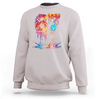 Burning Six Seven Sweatshirt Drip Fire Flame Meme