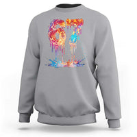 Burning Six Seven Sweatshirt Drip Fire Flame Meme