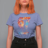Burning Six Seven T Shirt For Women Drip Fire Flame Meme