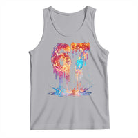 Burning Six Seven Tank Top Drip Fire Flame Meme