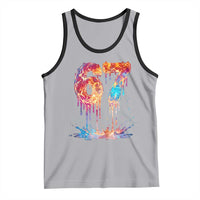 Burning Six Seven Tank Top Drip Fire Flame Meme