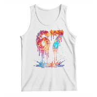 Burning Six Seven Tank Top Drip Fire Flame Meme