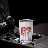 Burning Six Seven Tumbler Cup Drip Fire Flame Meme