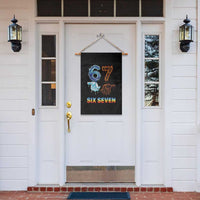 Water Fire Element Six Seven Garden Flag Trendy Meme Gift