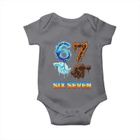 Water Fire Element Six Seven Baby Onesie Trendy Meme Gift