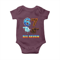 Water Fire Element Six Seven Baby Onesie Trendy Meme Gift